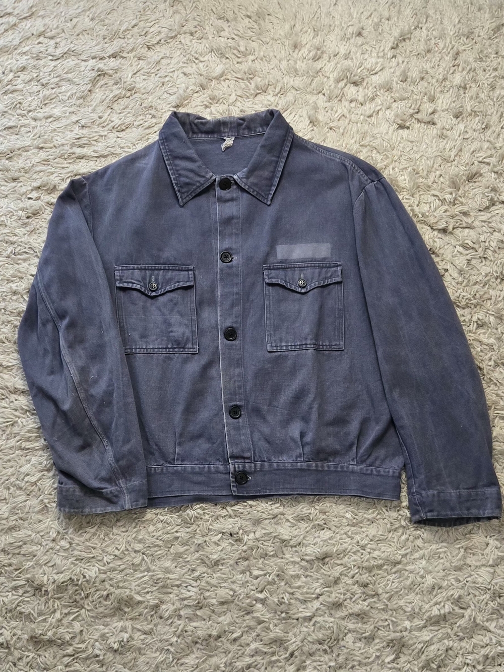 VTG 80s Italian Double Pocket Cyclist Jacket L